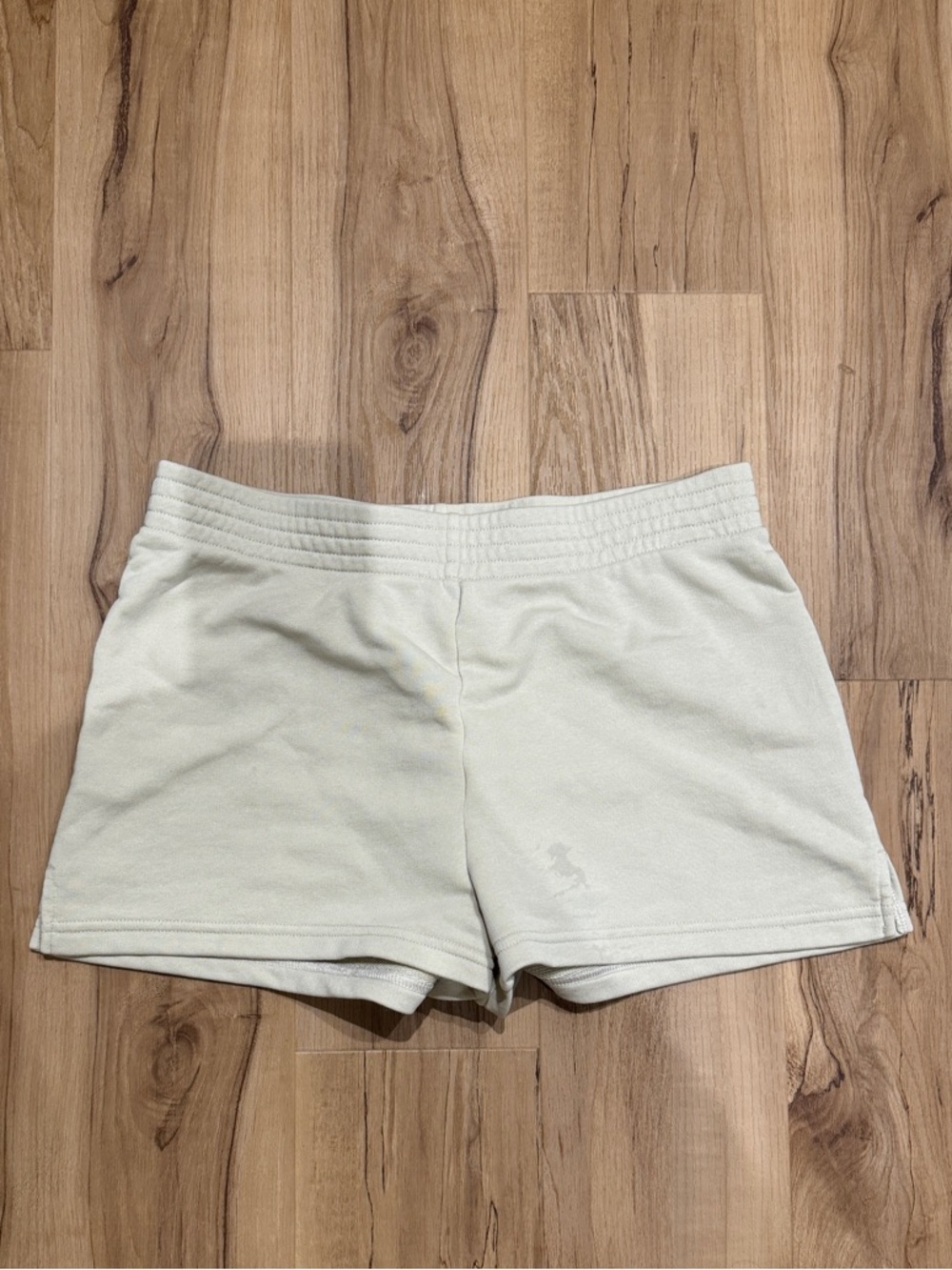 TNA Women's Light Cream Athletic Lounge Shorts